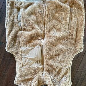 Women’s Lands' End Beige Fleece Vest